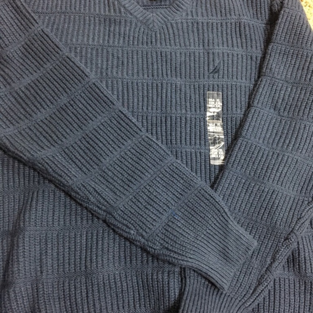 Nautical V-neck Sweater